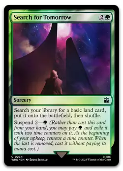 Search for Tomorrow #234 (Foil) (NM) Doctor Who WHO Magic MTG - Image 1