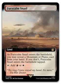 Furycalm Snarl (Extended Art) #499 (NM) Doctor Who WHO Magic MTG - Image 1
