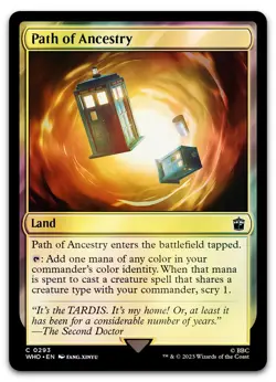Path of Ancestry #293 (Foil) (NM) Doctor Who WHO Magic MTG - Image 1