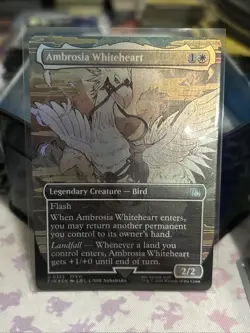 Ambrosia Whiteheart (Borderless) #325 (Foil) (NM) Final Fantasy FIN Magic MTG - Image 1
