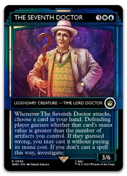 The Seventh Doctor (Showcase) #558 (Foil) (NM) Doctor Who WHO Magic MTG - Image 1