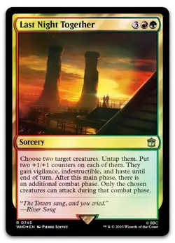 Last Night Together (Surge Foil) #745 (NM) Doctor Who WHO Magic MTG - Image 1