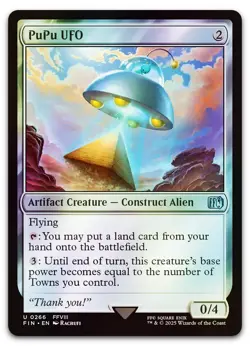 PuPu UFO #266 (Foil) (NM) Final Fantasy FIN Magic MTG - Image 1