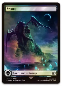 Swamp (0300) #300 (Foil) (NM) Final Fantasy FIN Magic MTG - Image 1