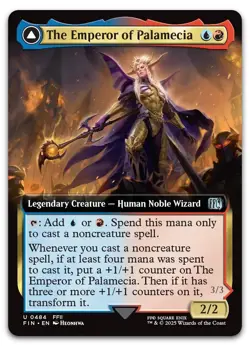 The Emperor of Palamecia (Extended Art) #484 (NM) Final Fantasy FIN Magic MTG - Image 1