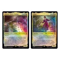 Doctor Who Commander Deck - Masters of Evil (100-Card Deck, 2-Card Collector ... - Image 11
