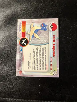Lapras #131 - Topps BLUE LOGO - Pokemon Card - NON-HOLO - Tv Animation - Image 2