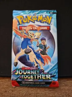 Pokemon SV Journey Together Booster Pack - 10 Cards / Pack - Random Art - SEALED - Image 1