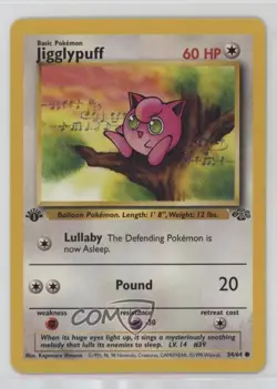 Jigglypuff 1st Ed. Pokemon Jungle #54 1999 0hj7 - Image 1