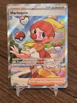 Harlequin #163/086 White Flare English Ultra Rare Pokemon - Image 1