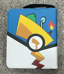 Pokemon TCG-3 Ring Binder-Zip Around-50 x 9 Plastic Pages-Binder Only - Image 2