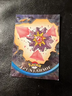 Pokemon TCG #121 Holo Starmie Topps Series 3 - Image 1
