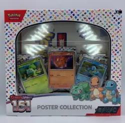 Pokemon Scarlet & Violet 151 Poster Collection Sealed NM Cards Booster Packs - Image 1