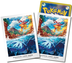 Kyogre & Blaziken Hoenn Adventure 64 Sleeves Pokemon Center Exclusive Sealed New - Image 4