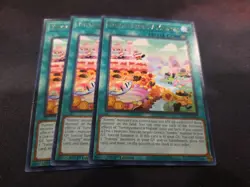 Yugioh! 3x Yummyusment☆Mignon JUSH-EN023 Rare 1st Ed NM In Hand - Image 1