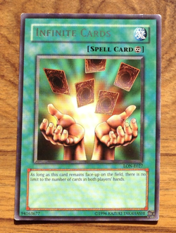 LON-E027 Infinite Cards Rare Unlimited Edition Yugioh Card . Free UK Postage - Image 1