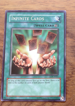 LON-E027 Infinite Cards Rare Unlimited Edition Yugioh Card . Free UK Postage - Image 3