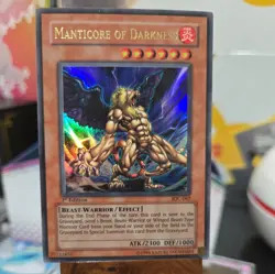 Yugioh Manticore Of Darkness 1st Edition IOC-067 Ultra Rare *LP Original - Image 1