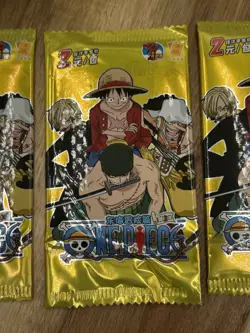 One Piece Trading Card Packs Anime Luffy Zoro Sanji Usopp Set Collectible Sealed - Image 2