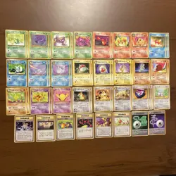 Pokemon Cards, Old Back, Bad Pokemon, etc. R Mark Card Set of 50 Cards, Bundle - Image 1