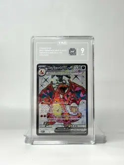 Charizard EX TAG Graded 9 Pokemon Card Holo Rare - Image 1