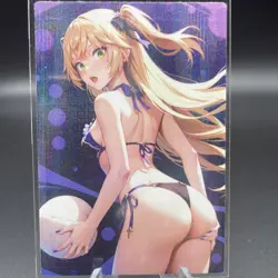 Fischl Genshin Impact Anime Waifu Card Doujin ACG Goddess Holo - Image 1