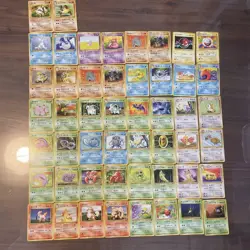 【No duplicates】 old back Pokemon cards, 50-card set - Image 1