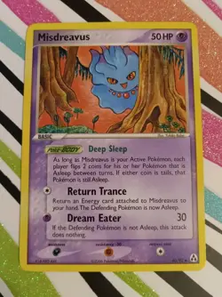 Pokemon TCG Misdreavus 40/92 EX Legend Maker Uncommon Regular Card (2006) - Image 1