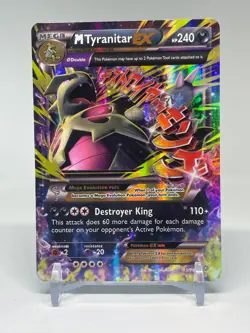 M Tyranitar EX 43/98 XY Ancient Origins Holo Rare Pokemon Card - HP - Image 1