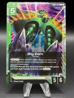 Big Zam (GD01-027) (NM) - Gundam Card Game - Newtype Rising (ENG) - Image 1