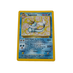 Vaporeon Holo 12/64 - Jungle Set 1999 - Vintage Pokemon Card - Played Condition - Image 1