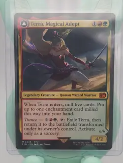 MTG Final Fantasy Terra Magical Adept Mythic Regular Card 0245 NM Condition - Image 1