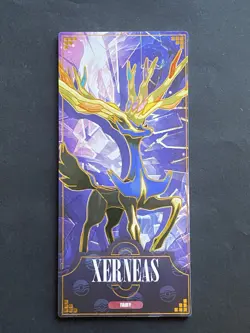 NON TCG Pokemon Elf Eif Origin Collection 3.0 Xerneas Ticket Stub Long Card - Image 4