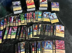Disney Lorcana Card Lot 400+ Lot, C/U/R See Pictures - Image 1