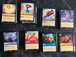 Disney Lorcana Card Lot 400+ Lot, C/U/R See Pictures - Image 2