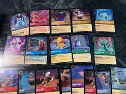 Disney Lorcana Card Lot 400+ Lot, C/U/R See Pictures - Image 5