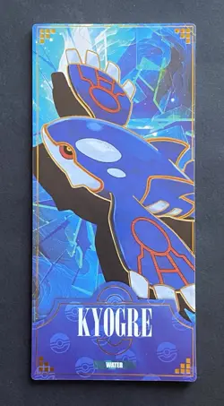 NON TCG Pokemon Elf Eif Origin Collection 3.0 Kyogre Ticket Stub Long Card - Image 4