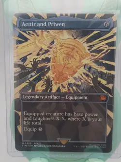MTG Final Fantasy English Aettir and Priwen Borderless 0350 Non-Foil - Image 1