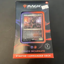 Starter Commander Deck - Chaos Incarnate MTG Brand New Sealed - Image 1