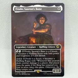 MTG - Frodo, Sauron's Bane (Borderless) (LTR) NM Unplayed Regular - Image 1