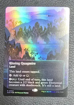 Hissing Quagmire (0064) (Borderless) Edge of Eternities: Stellar Sights Foil MTG - Image 1