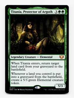 Titania, Protector of Argoth [Commander: Edge of Eternities] MTG *Ships Now* 🌳 - Image 3