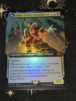 Emet-Selch, Unsundered 483, Final Fantasy Extended Art FOIL, FIN MTG TCG - Image 1