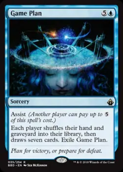 Game Plan - Light Play MTG Battlebond - Image 1