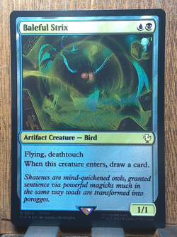 MTG💀❤ Baleful Strix (Surge Foil) Commander: Final Fantasy NEAR MINT💀 - Image 1