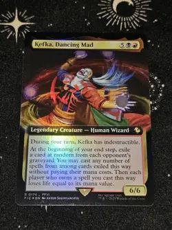 Kefka, Dancing Mad 174, Final Fantasy Extended Art FOIL, FIC MTG TCG - Image 1