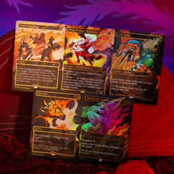 Magic The Gathering Secret Lair EVERYTHING IS ON FIRE RAINBOW FOIL MTG - Image 3
