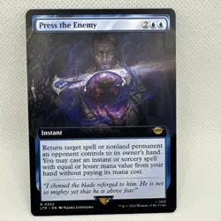 MTG Press the Enemy The Lord of the Rings: Tales of Middle-earth 0352 Regular... - Image 1