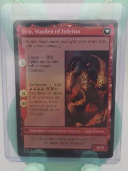 Clive Ifrit's Dominant / Warden of Inferno FOIL FIN Final Fantasy MTG 133 M/NM - Image 2