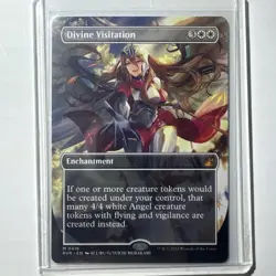 MTG Divine Visitation Mythic Rare Borderless RVR 416 Near Mint - Image 1